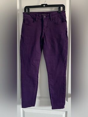 Lucky Brand Women's Deep Purple Skinny Jeans Size 6